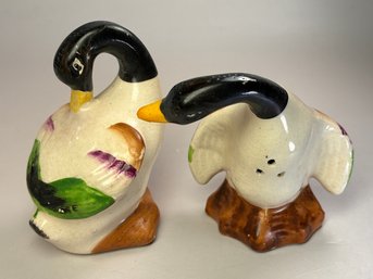 Vintage Salt And Pepper Shaker - Geese