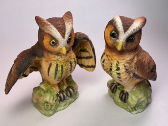 Vintage Salt And Pepper Shaker - Owls