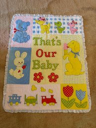 Vintage Baby Blanket