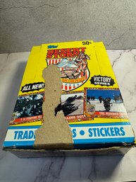 Vintage 1991 Topps Desert Storm Victory Series 36-Pack Box
