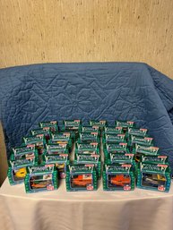 1990 Matchbox 28 NFL Team Truck Set Complete