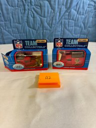 (2)1991 San Francisco 49ers Matchbox Truck