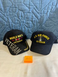 WWII And Airforce Veteran Hats
