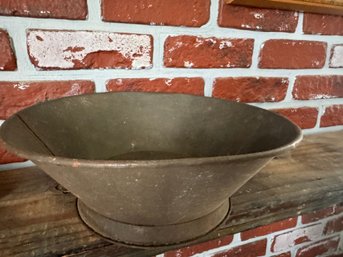 Vintage Kitchen Metal Screened Bowl
