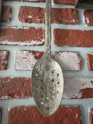 Vintage Kitchen Decorative Tool Slotted Ladle