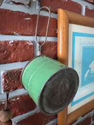 Vintage Green Measuring Sifter