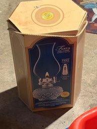 Tiara Vintage Oil Lamp In Original Box