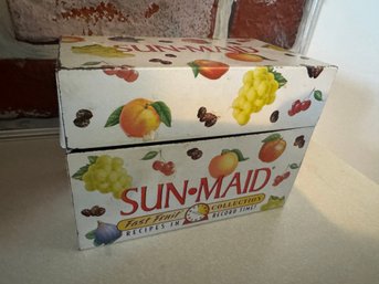 Sun Maid Metal Vintage Recipe Container