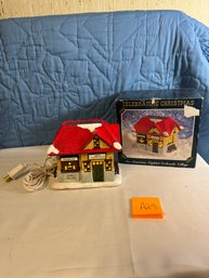 Celebrating Christmas Domolite Village Ticket Station