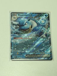 Blastoise Ex Double Rare Card (009/165) From The Pokmon TCG: Scarlet & Violet151