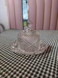 Vintage Avon Butter Dish Was Produced By Fostoria In The 1970s