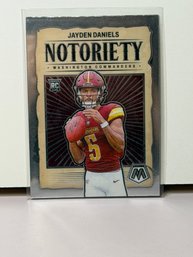 2024 Panini Mosaic Notoriety Jayden Daniels Rookie RC