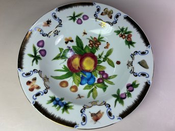 I Godinger & Co Yorkshire Soup Bowl  Gold Porcelain Vintage Dish