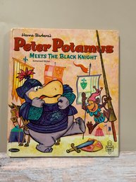 Vintage 1965 Hardcover Children's Book Titled Hanna-Barbera's Peter Potamus Meets The Black Knight