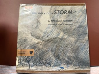Vintage Library Copy Of The Children's Book The Story Of A Storm, Written By Margaret McKibben