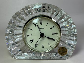 Crystal Darques France Vintage Staiger Half Moon Vintage Clock