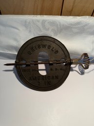 Griswold 7 Inch American Reversible Stove Damper