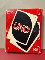 Vintage International Games Inc. (IGI) UNO Card Game Box