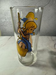 Vintage 1977 Walt Disney Productions Pepsi Collector Series Glass Featuring Penny From The Rescuers