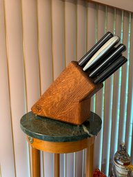 Henckels Knife Set And Block