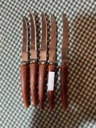 Vintage Steak Knives From E. Parker & Sons Knife Lot