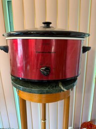 Hamilton Beach 5-quart Portable Red Slow Cooker