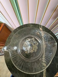 Vintage Glass Citrus Juicer Reamer