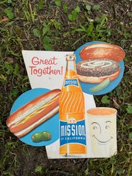 Vintage Mission Of California Soda Advertising