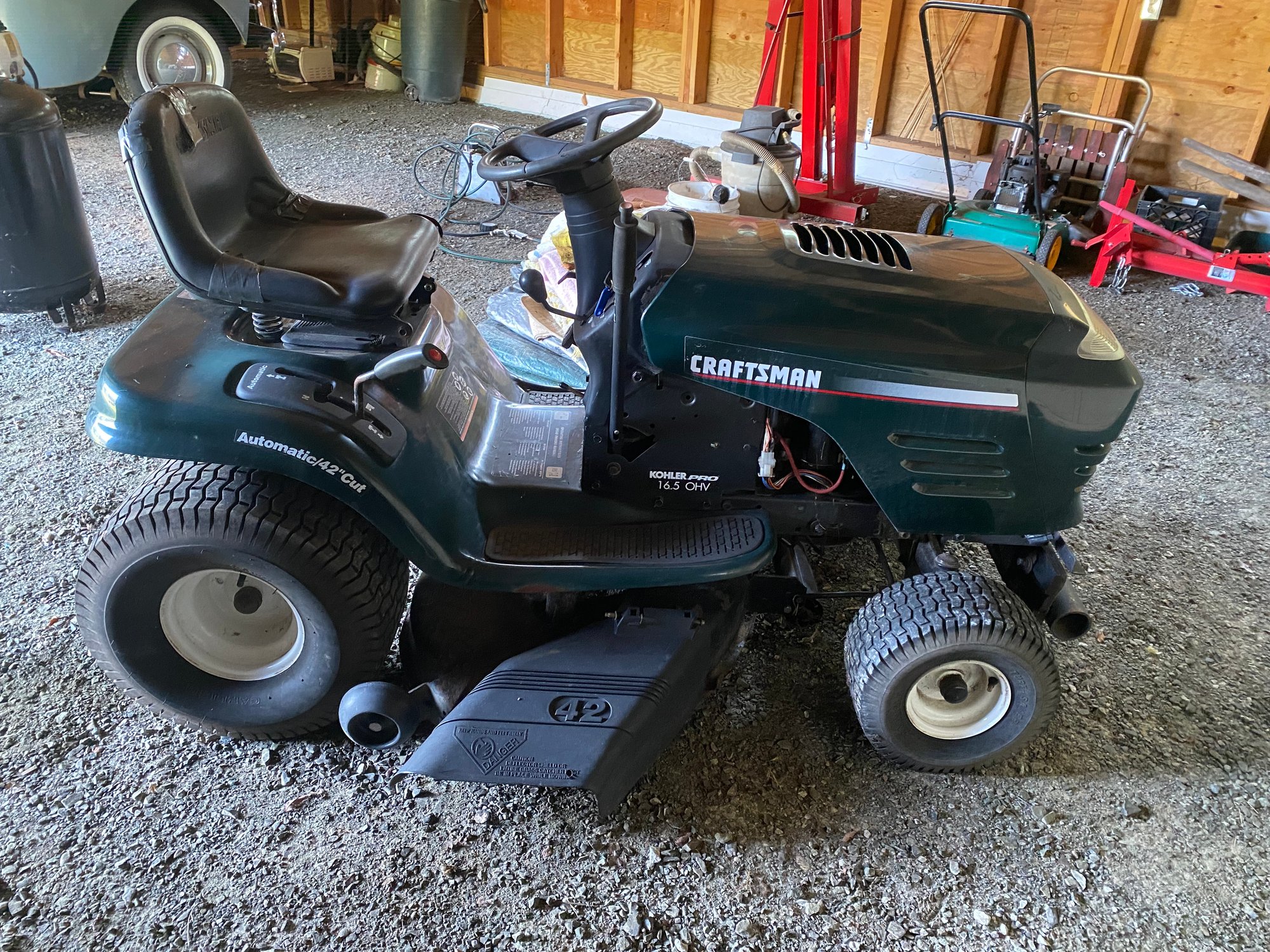 Craftsman Riding Lawnmower With Kohler Pro 16.5 OHV #4436