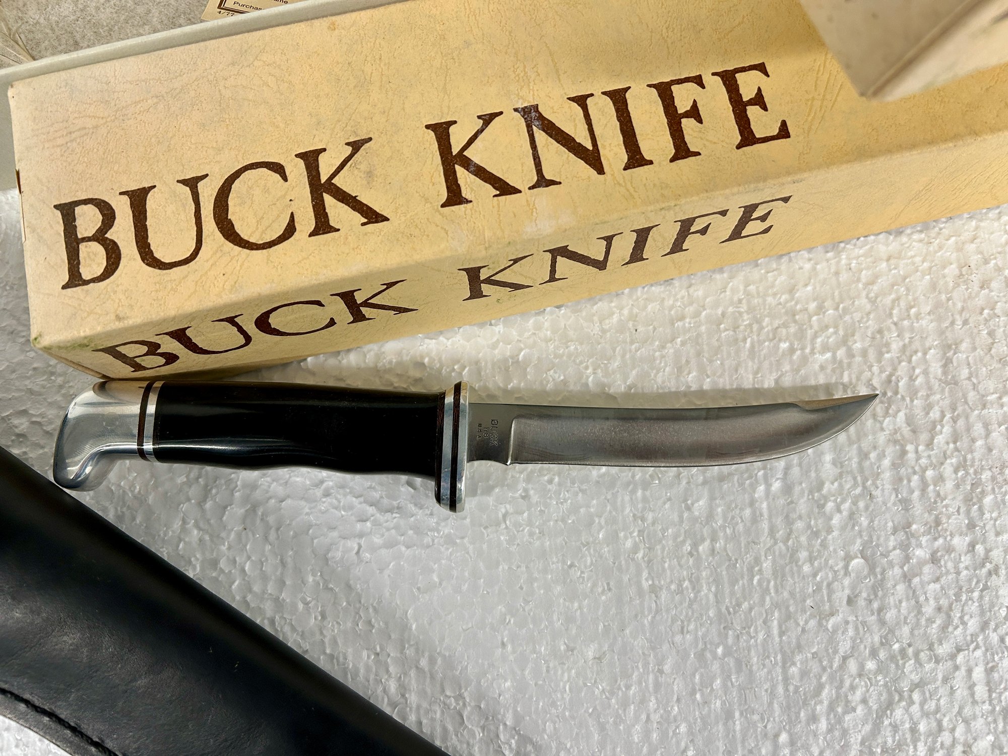 Two Buck Knife Personal Model 118 With Sheath 5124