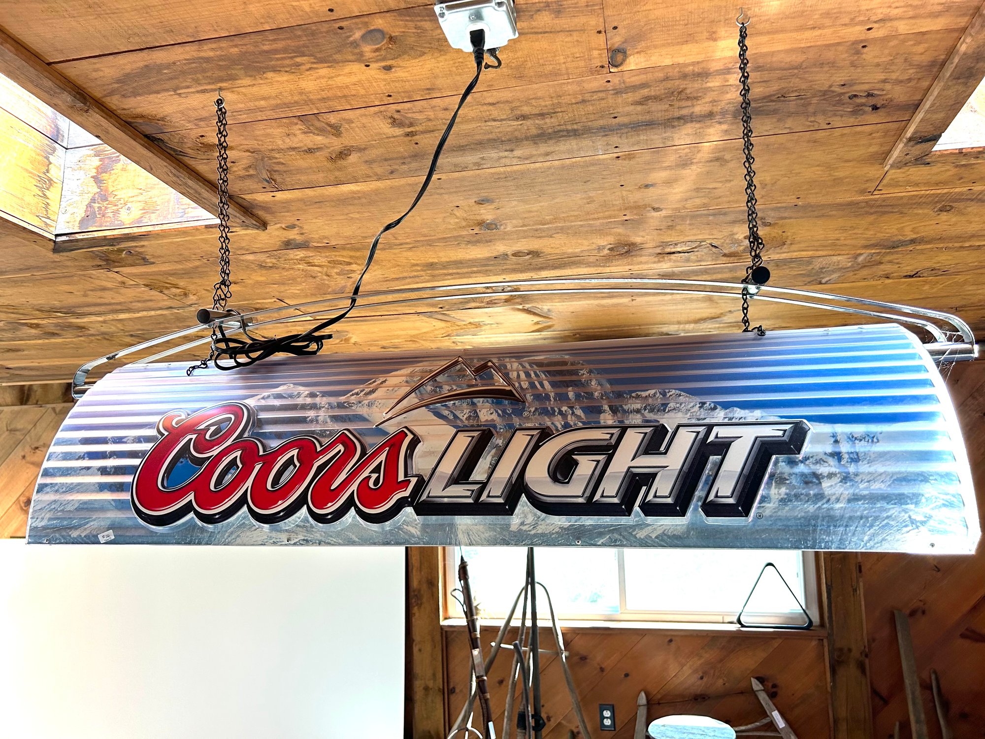 Coors Light Pool Table Light 19x49 #4116