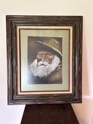 Old Salt Painting Signed Higgins 78 - 11x15