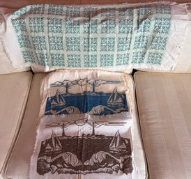 Assortment Of Folly Cove Includes 6 Of The Blue And White Placemats