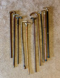 Lot Of Ten Canes