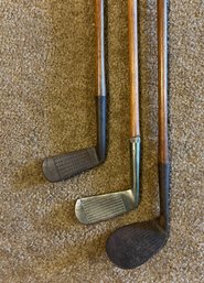 Lot Of Three Vintage Golf Clubs