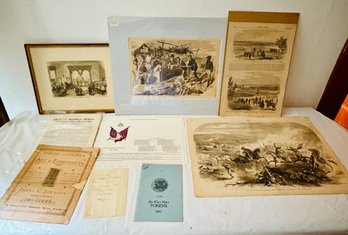 Collection Of Lithographs
