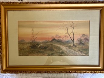 Landscape Water Color 11x23