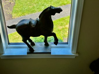 Asian Wood Carved Horse  - 24x27