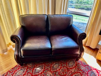 Leather Love Seat