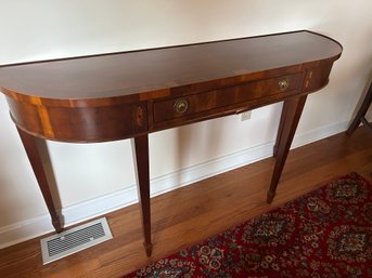 Mahogany Sofa Table / Server With Drawer - 15x54x30