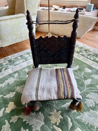 South Asian Tribal Chair  -  31 Inches Tall