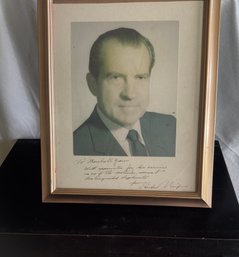 Commendation Presidential Signature  Richard Nixon