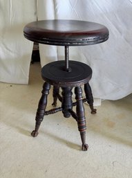 Ball And Claw Piano Stool