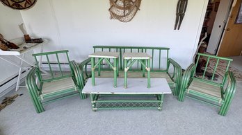 Green Porch Set - As Is