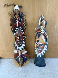 Two Oceanic Art Sculptures