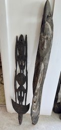 Two Oceanic Wood Carved Objects