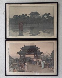 Hiroshi Yoshida Signed Japanese Wood Block Prints