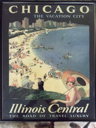 Copy Of Vintage Chicago Travel Poster - 16x20