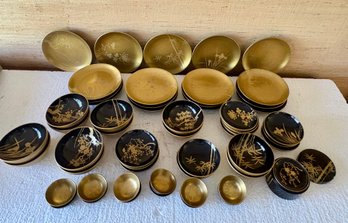Set Of Japanese Lacquer Ware