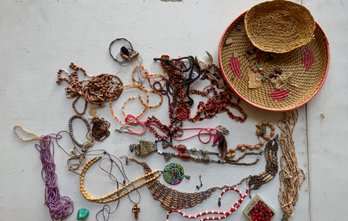 Lot Of Beaded Jewelry
